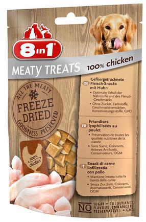 Skanėstas šunims 8in1 Meaty Treats, vištiena, 0.05 kg
