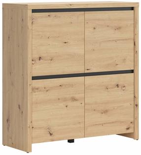 Шкафчики Larios, черный цв./artisan oak цв., 40 см x 105 см x 112 см