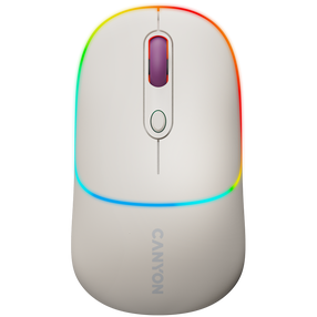 Bezvadu datora pele Canyon Canyon MW-22, CNS-CMSW22RC, bluetooth / usb, sarkana krās.