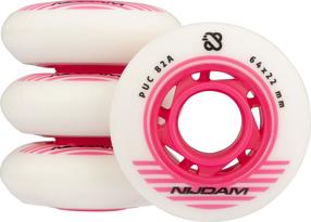 Ritenis Nijdam Inline Skate Wheel Set - 64x24 mm, 24 mm x 64 mm x 64 mm