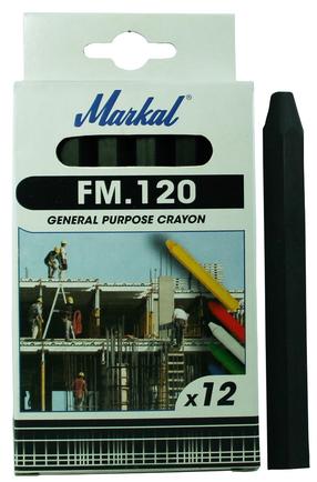 Kriit, komplekt Markal, must v., 12 tk