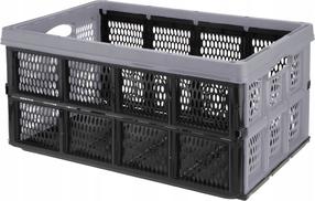 Daiktadėžė, daiktų saugojimo Storage Solutions 77062, 32 l, pilka sp., 48 x 35 x 24 cm