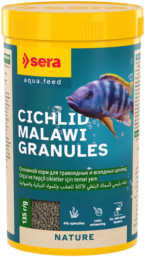 Корм для рыб Sera Cichlid Malawi, 0.135 кг
