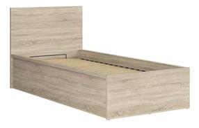 Lova viengulė Tetrix B, 90 x 200 cm, šviesiai ruda, be čiužinio, su grotelėmis