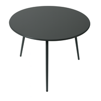 Kavos staliukas Vibe, ruda sp./juoda sp., 60 cm x 60 cm x 42 cm