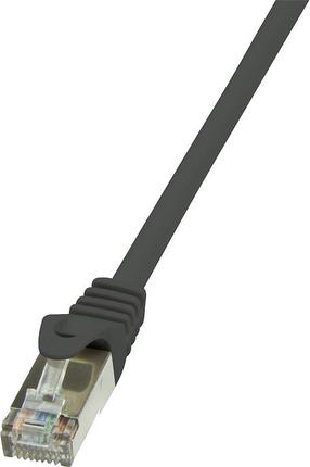 Laidas Logilink Patch Cable Cat.6 F/UTP EconLine RJ-45 8P8C, RJ-45 8P8C, 10 m, juoda sp.