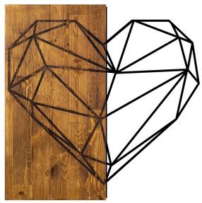 Sienos dekoracija Wallity Heart, 58 cm x 58 cm