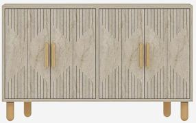 Konsoollaud Kalune Design Roger, travertine v., 29.6 cm x 120 cm x 73.6 cm