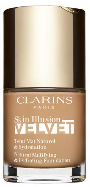 Skystas makiažo pagrindas Clarins Skin Illusion Velvet, 112c amber, 30 ml
