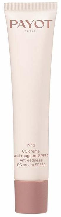CC veido kremas Payot N°2 Anti-redness, SPF 50+, 40 ml