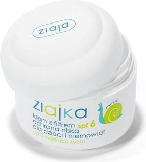 Крем для ухода за загаром для лица Ziaja Ziajka Baby SPF6, 50 мл
