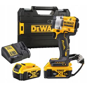 Akumuliatorinis smūginis veržliasukis su akumuliatoriumi Dewalt DCF921P2T, 18 V, 5 Ah