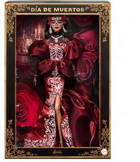 Lėlė Mattel Barbie Signature Dia De Muertos 2026 JJX96, 30 cm, raudona sp.