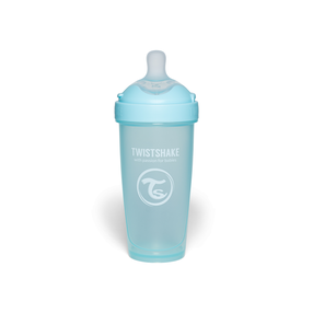 Kūdikių buteliukas Twistshake Pro Double, 330 ml, 4 mėn., žydra sp.