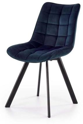 Ēdamistabas krēsls K-332, zila krās., 46 cm x 61 cm x 84 cm