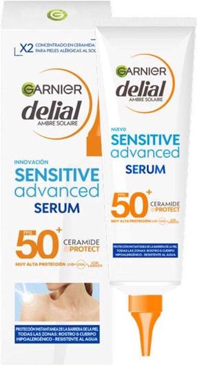Средство для ухода за загаром Garnier Sensitive Advanced SPF50+, 125 мл