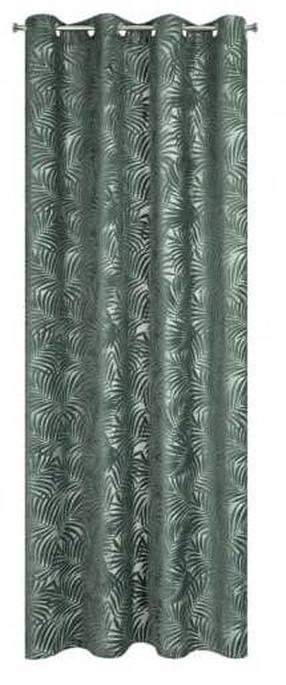 Nakts aizkari Livia, zaļa krās., 140 cm x 250 cm