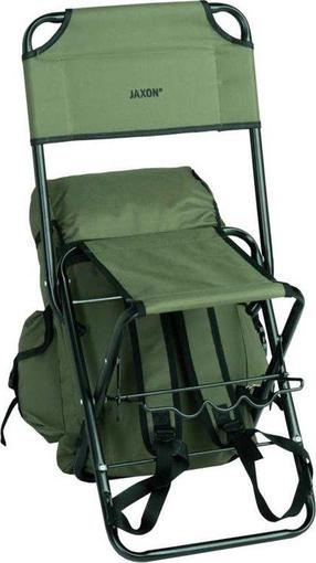 Turistinė kėdė Jaxon Folding Chair With Rucksack, žalia sp.