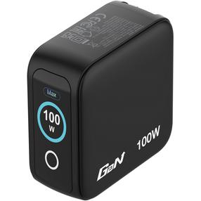 Reisilaadija Verbatim Mini GaN 30239, USB Type A/2 x USB Type C, must v., 100 W