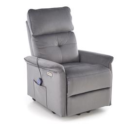 Atlošiamas krėslas Leisure Furniture Semir 2, pilka sp., 90 cm x 80 cm x 108 cm