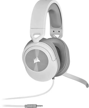 Vadu spēļu austiņas Corsair HS55 Surround CA-9011266-EU, balta krās.