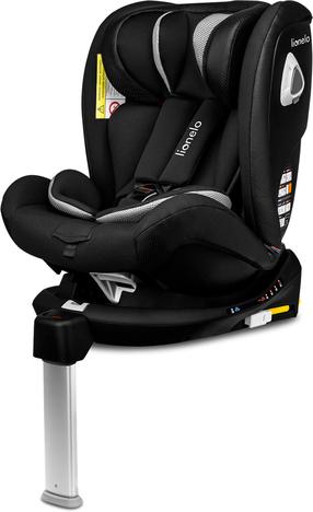 Automobilinė kėdutė Lionelo Braam I-Size, juoda sp., 40 - 150 cm