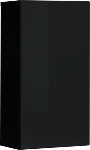 Pakabinama spintelė ASM Switch SW4, juoda sp., 30 cm x 25 cm x 60 cm