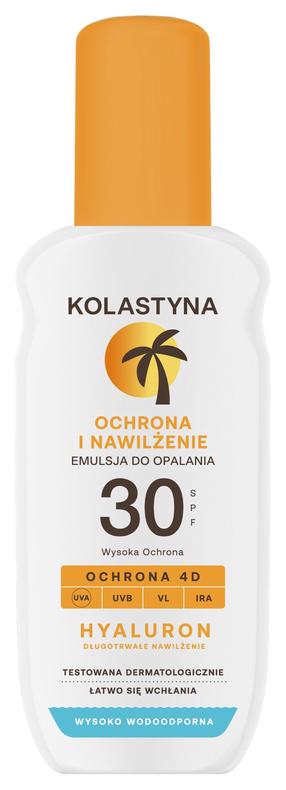 Средство для ухода за загаром для тела Kolastyna Protection & Moisturizing SPF30, 150 мл