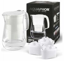 Vandens filtravimo indas, su kasetėmis Aquaphor Onyx, 4.2 l, skaidri sp./balta sp.