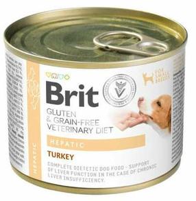 Šlapias šunų maistas Brit GF Veterinary Diet Hepatic, kalakutiena, 0.2 kg