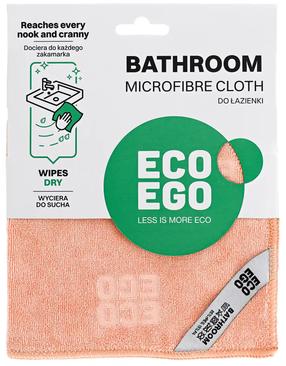 Тряпочка, для плитки в ванной Eco Ego Bathroom, розовый цв., микрофибра