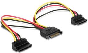 Vads Gembird SATA to SATA x2 SATA, SATA x 2, 0.15 m, dzeltena krās.