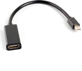Адаптер Lanberg Mini DisplayPort to HDMI AD-0005-BK Displayport, HDMI, 0.2 м, черный цв.
