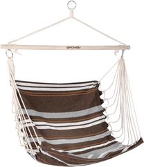 Sėdimas hamakas Spokey Bench Coffee, ruda sp./balta sp./pilka sp.