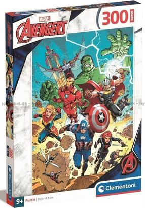 Пазл Clementoni The Avengers 21728, 33.5 см x 48.5 см, 300 шт., многоцветный