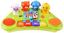 Žaislinis pianinas Hola Adorable Animals Keyboar Player, 12.5 cm, įvairių spalvų