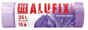 Šiukšlių maišai ALUFIX Lavender, 35 l, 15 vnt.