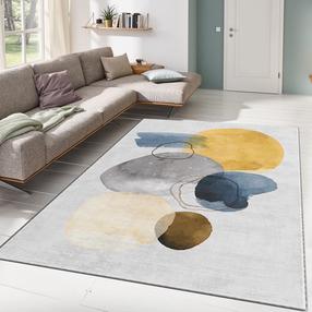 Paklājs Conceptum Hypnose ALHO CARPET-38A, daudzkrāsaina, 140 cm x 100 cm