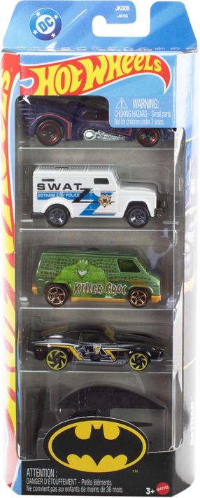 Žaislinių automobilių rinkinys Mattel Hot Wheels Batman JLN10, 1:64, įvairių spalvų