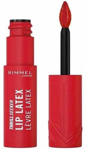 Huulepulk Rimmel Thrill Seeker Lip Latex, 6 ml, rimmel red v., 400