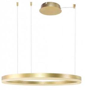 Šviestuvas kabinamas AZzardo Halo AZ4961, LED, 3000 °K, 1 x 56 W, balta sp. / aukso sp., 80 x 80 cm