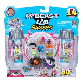 Figūrėlių rinkinys Beast Lab Swarms 24875, 2.5 cm, 14 vnt., įvairių spalvų