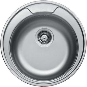 Кухонная мойка Tredi DM-106, нержавеющая сталь, 49 см x 49 см, нержавеющей стали цв.