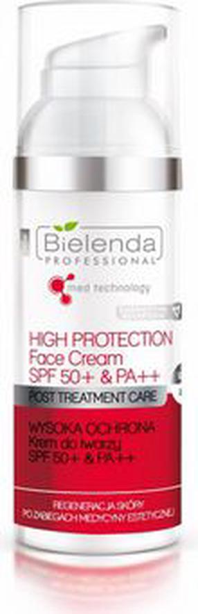 Крем для лица Bielenda Professional High Protection Post Treatment Care, 50 мл, SPF 50