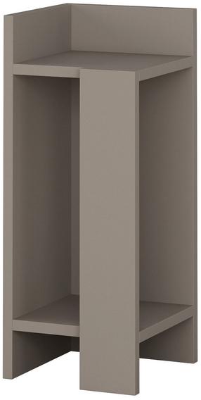 Naktinis staliukas Kalune Design Elos Left Light Mocha, šviesiai ruda sp., 60 cm x 25 cm x 27 cm