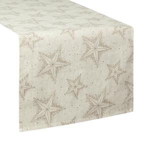 Kalėdinis stalo takelis stačiakampė Winter, aukso, 40 x 140 cm