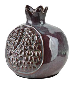 Dekoratyvinė figūrėlė, granatas Mondex Saggio HTTS1301, violetinė sp., 12 cm x 12 cm x 13 cm, 0.464 kg