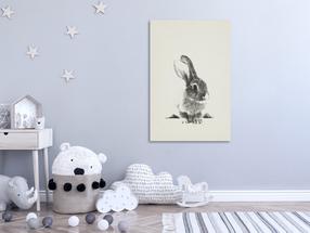 Репродукция Artgeist Fluffy Bunny, g-c-0330-b-a, 20 см x 30 см