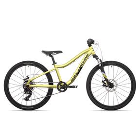 Velosipēds kalnu Rock Machine Storm Jr. 24, 24 ", 12" rāmis, dzeltena krās.