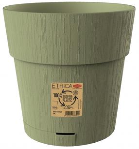 Puķu pods Stefanplast Etnica, plastmasa, Ø 25 cm, zaļa krās.